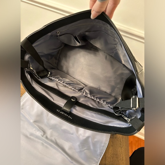 The Honest Company Gray Baby Bag